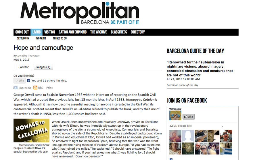 Metropolitan Barcelona - Article